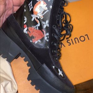 Louis Vuitton platform desert boots